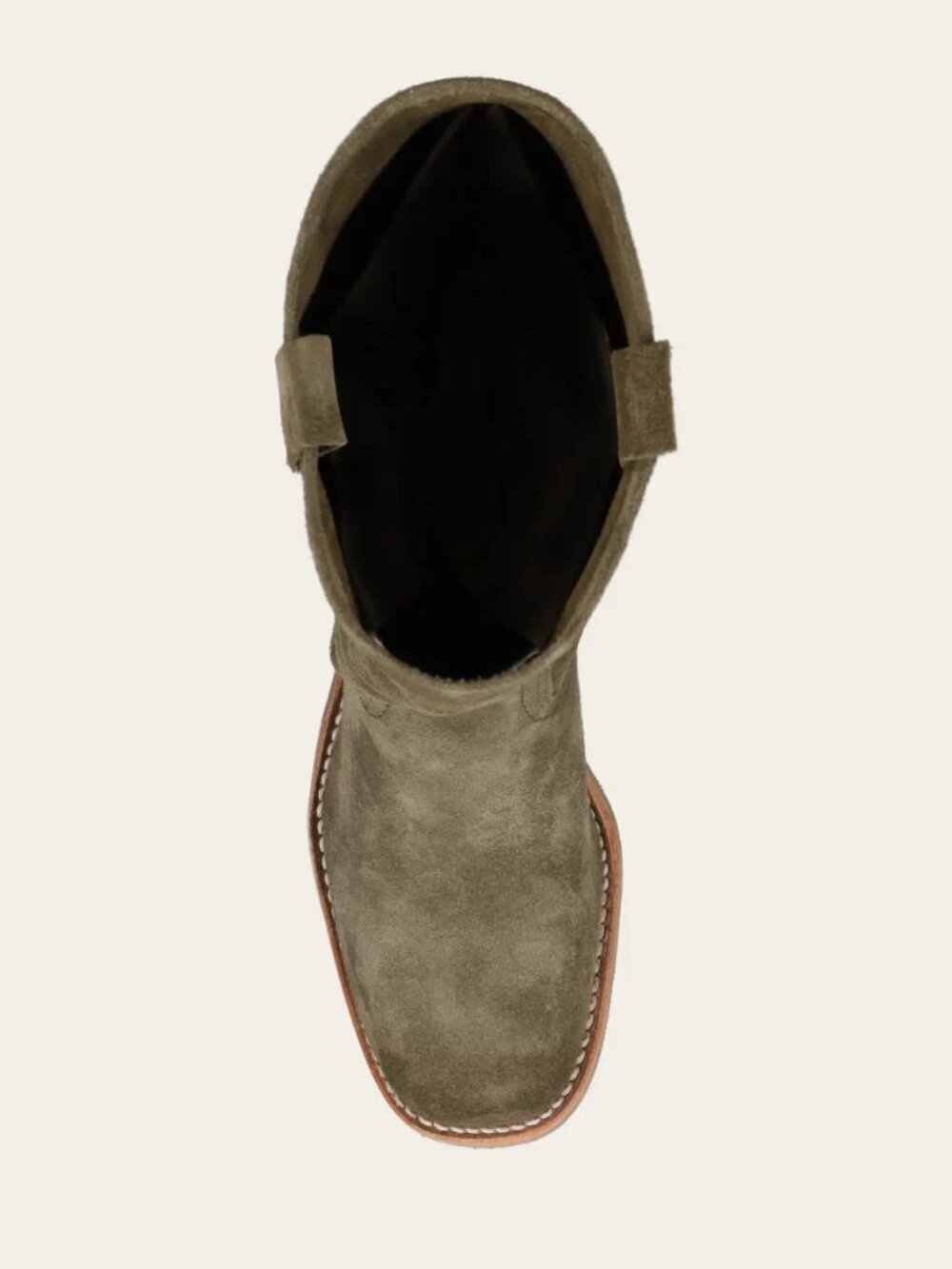 Frye Campus 12R Women’s Suede Leather Boots in Olive Size US 8.5M NIB - Picture 7 of 8
